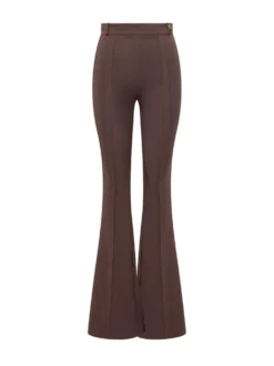High Waist Flared Trousers