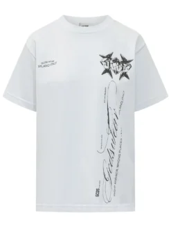 History T-Shirt with Graphic Print