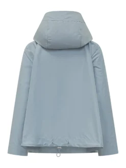 Hooded Parka with Slanted Pockets