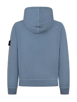 Hoodie with Hood and Logo Patch