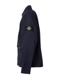 Jacket with Classic Collar and Front Pockets