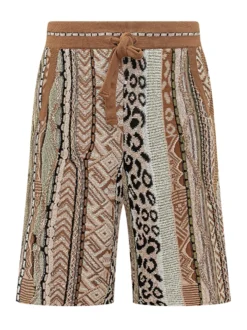 Jacquard Knitted Shorts