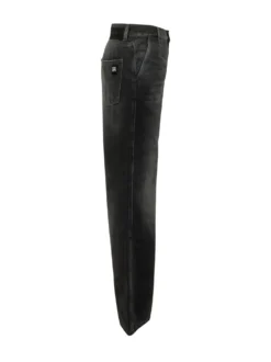 Jeans Boot Cut con Cinque Tasche e Gamba Svasata