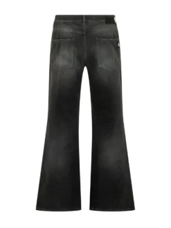 Jeans Boot Cut con Cinque Tasche e Gamba Svasata