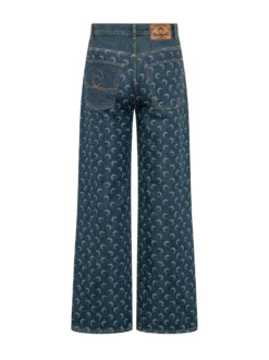 Jeans Denim Straight con Stampa