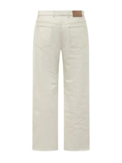 Jeans Dritti con Strappi