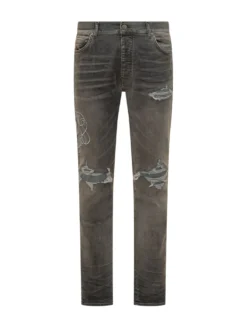 Jeans Hollywood MX1 con Strappi e Cinque Tasche