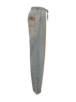 Jeans Relaxed Baggy Con Vita Elasticizzata