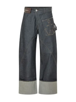 Jeans Workwear con Tasca Applicata