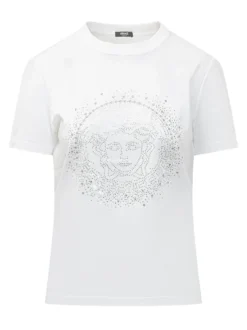 Jersey T-Shirt With Decorative Embellishments
