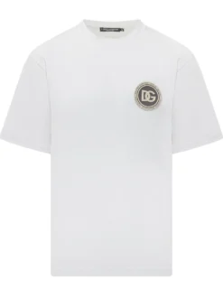 Jersey T-Shirt With Embroidered Logo