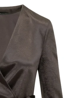 Jia Jacket with Belt and V Neck