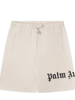 Jogger Shorts with Logo Print