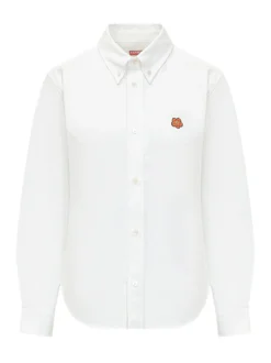 Kenzo Cotton Shirt With Boke Flower