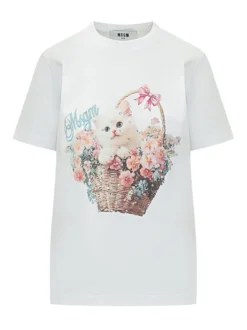Kitten Print T Shirt