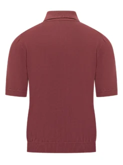 Knitted Polo Shirt with Chest Pocket