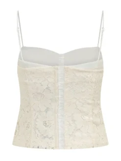 Lace Bustier with Straps