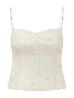 Lace Bustier with Straps