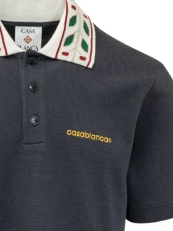 Laurel Polo with Embroidered Collar