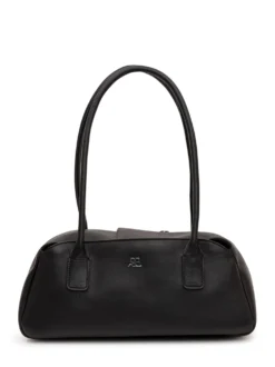 Leather Handbag with Double Handle