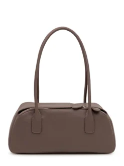 Leather Handbag with Double Handle