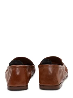 Leather Loafers with Logo