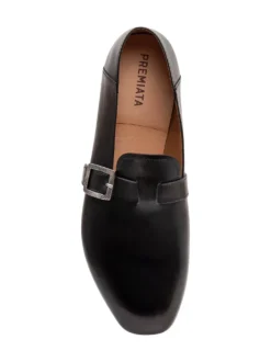Leather Monk Strap Loafers