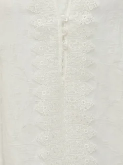 Lena Shirt with Lace Insert