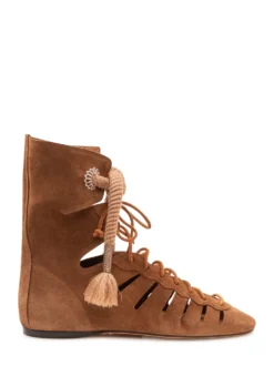 Liade Lace Up Boot with Tassels