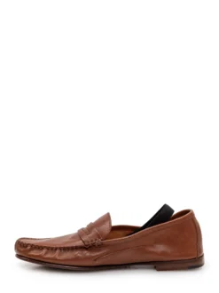 Loafers with Front Metal Detail