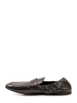 Loafers with Gathered Heel