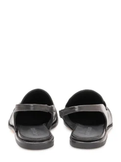 Loafer with Gathered Toe and Strap