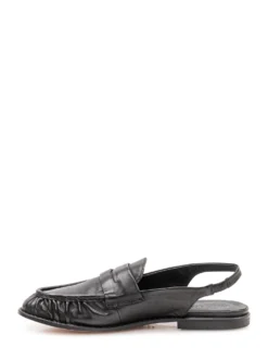 Loafer with Gathered Toe and Strap