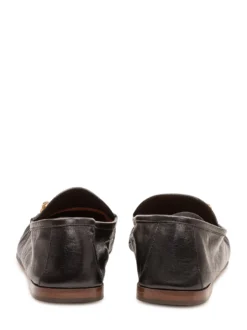 Loafer with Strap and Button Detail