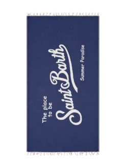 Logo Beach Towel with Fringes