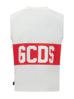 Logo Sleeveless Tee with Front Print