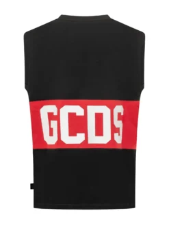 Logo Sleeveless Tee with Front Print