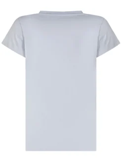Logo T-shirt with Shoulder Buttons