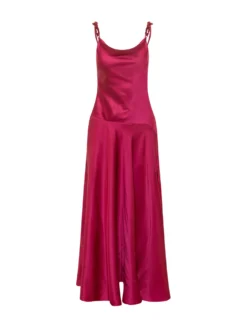Long Dress with Decorated Straps