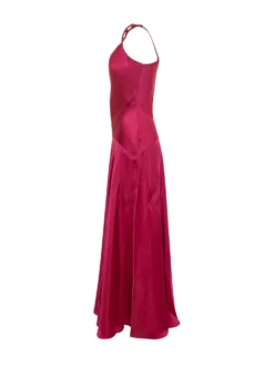 Long Dress with Decorated Straps