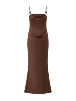 Long Dress with Draped Detail