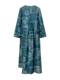 Long Dress with Ornamental Print