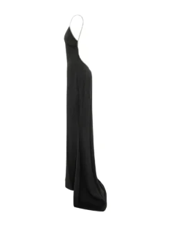 Long Evening Dress with Thin Straps