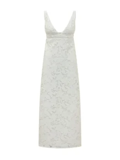 Long Lace Dress with Straps