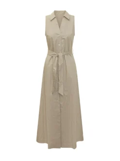 Long Shirt Dress in Cotton