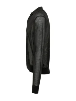 Long-sleeve Buttonless Polo