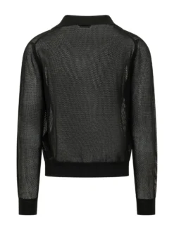 Long-sleeve Buttonless Polo