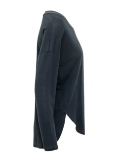 Long Sleeve Crew Neck Blouse