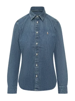 Long-Sleeve Denim Shirt