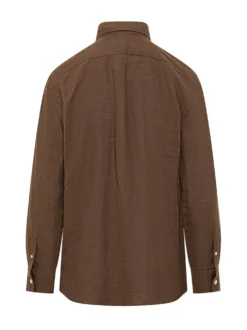 Long-Sleeve Linen Shirt